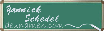 Yannick Schedel Visitenkarte